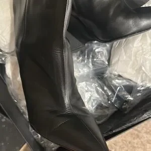 Sleek Black Knee-High Boots